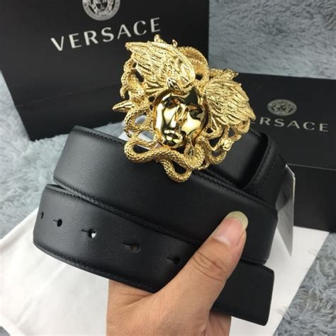 versace medusa face belt|Versace Medusa snake wings belt.